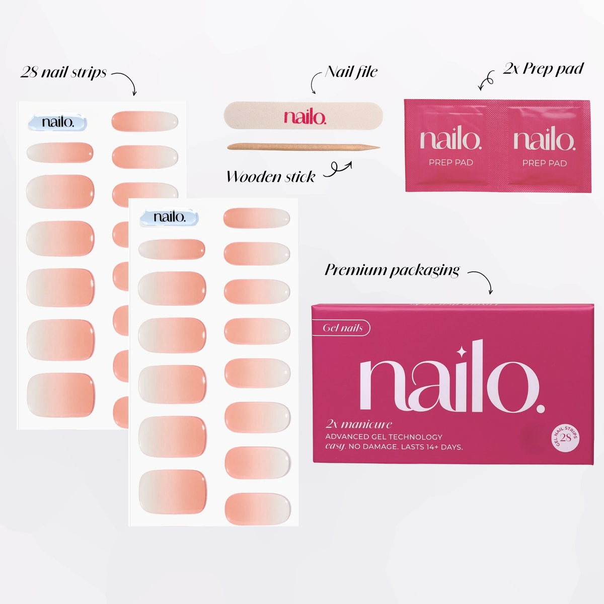 Peachy Ombre